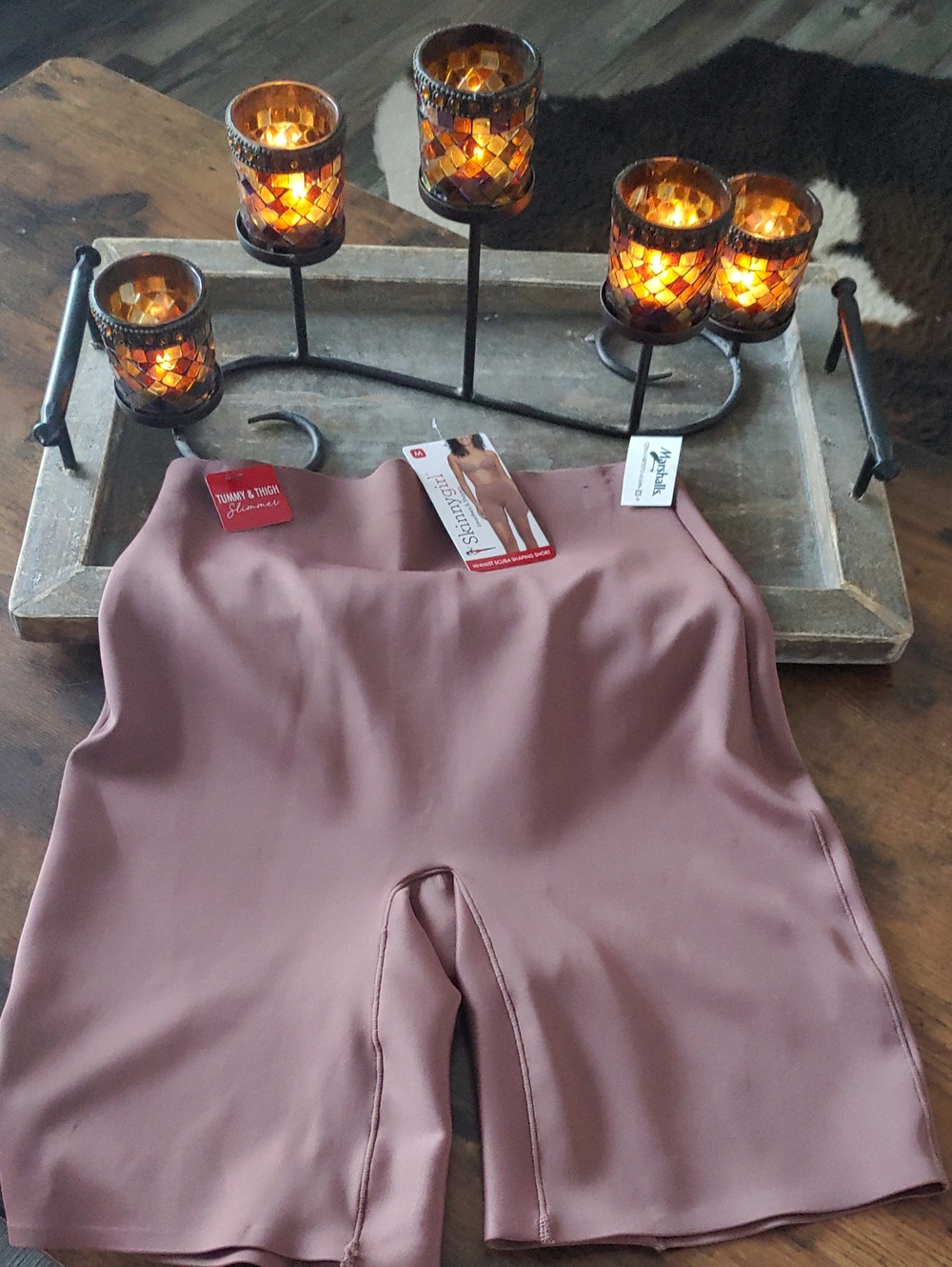 NWT Skinnygirl Medium Brown High Waist Smoothing Shaper